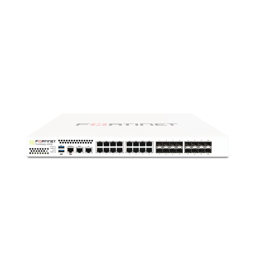 Fortinet FortiGate-400E enterprise firewall with 3-year FortiCare Premium and FortiGuard Enterprise bundle
