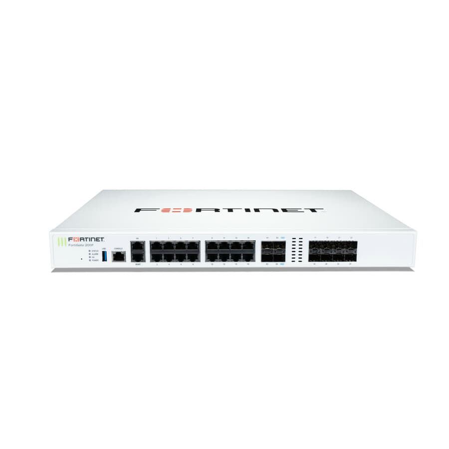 Fortinet FortiGate 201F 1U rack-mount firewall hardware bundle with FortiCare Premium and FortiGuard Enterprise