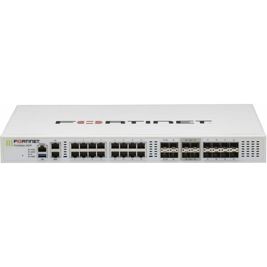 Fortinet FortiGate 401F EP 1YR firewall bundle with hardware and 1 year of FortiCare Premium and FortiGuard Enterprise Protection