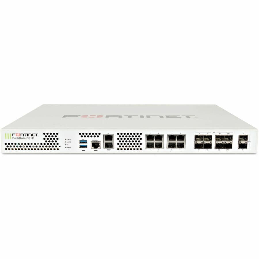 Fortinet FortiGate 601E EP firewall bundle with 5-year FortiCare and FortiGuard Enterprise Protection