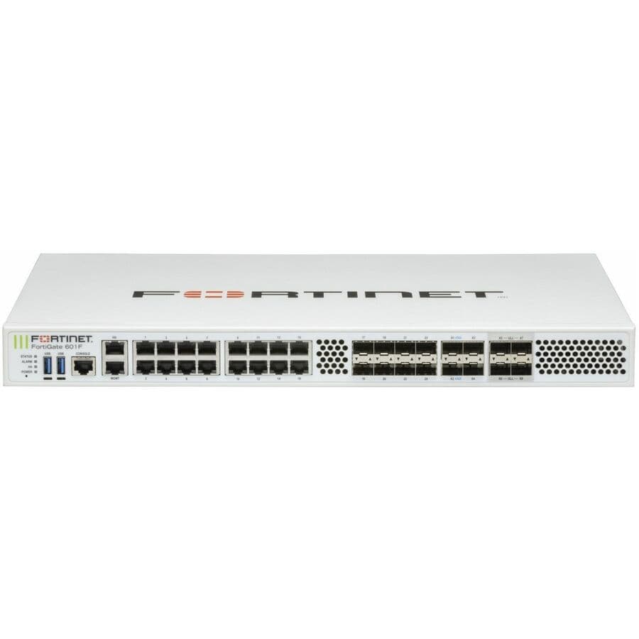 Fortinet FortiGate 601F EP 1YR firewall bundle with 1 year FortiCare Premium and FortiGuard Enterprise Protection