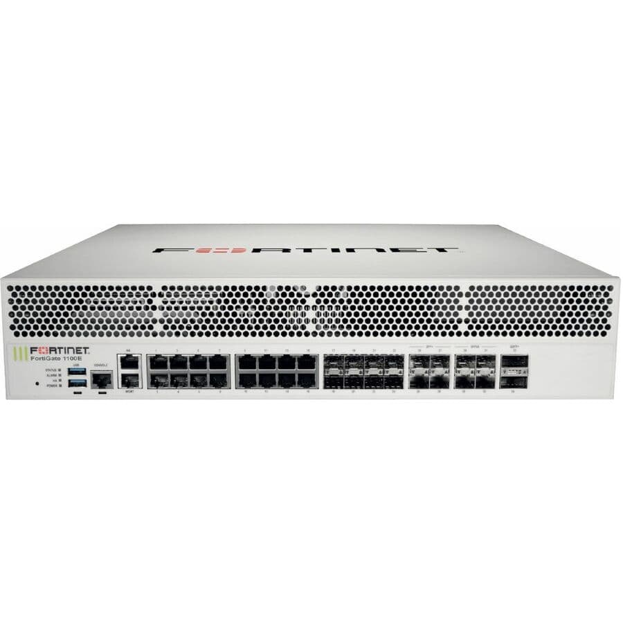 Fortinet FortiGate 1100E EP 3YR enterprise firewall appliance with 3-year FortiCare and FortiGuard bundle