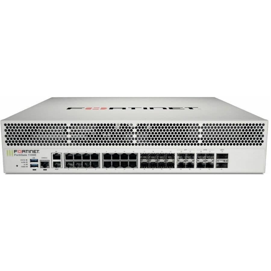 Fortinet FortiGate 1100E DC EP 5YR enterprise firewall appliance with 5-year support bundle