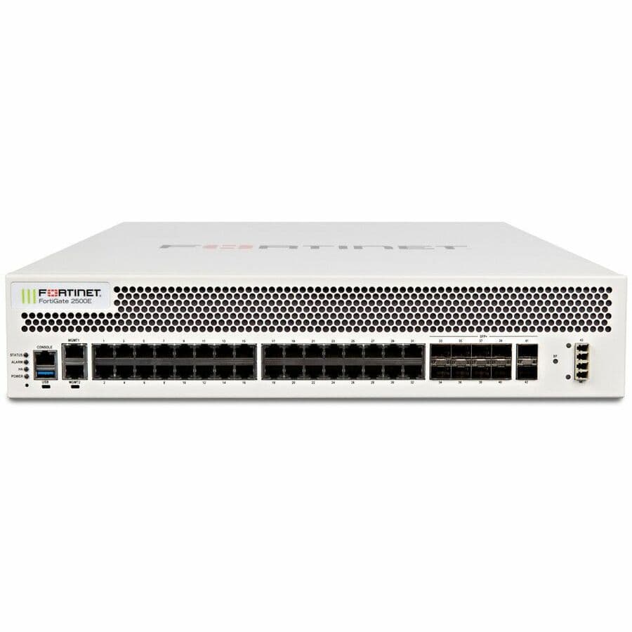 Fortinet FortiGate 2500E EP 1YR enterprise firewall hardware bundle with support and protection