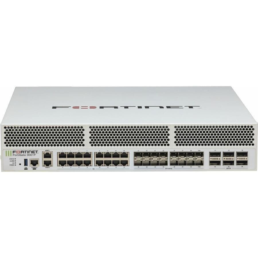 Fortinet FortiGate 3001F EP 1YR enterprise firewall bundle with 1 year support and protection