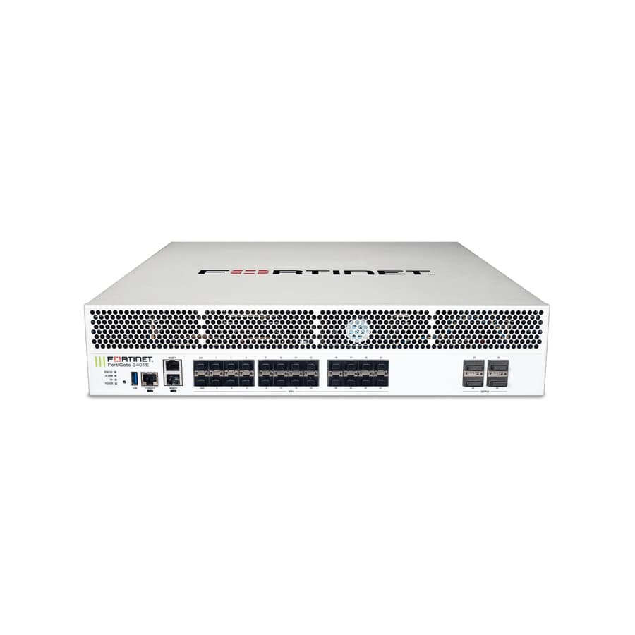Fortinet FortiGate-3401E hardware plus 5-year FortiCare enterprise firewall appliance bundle