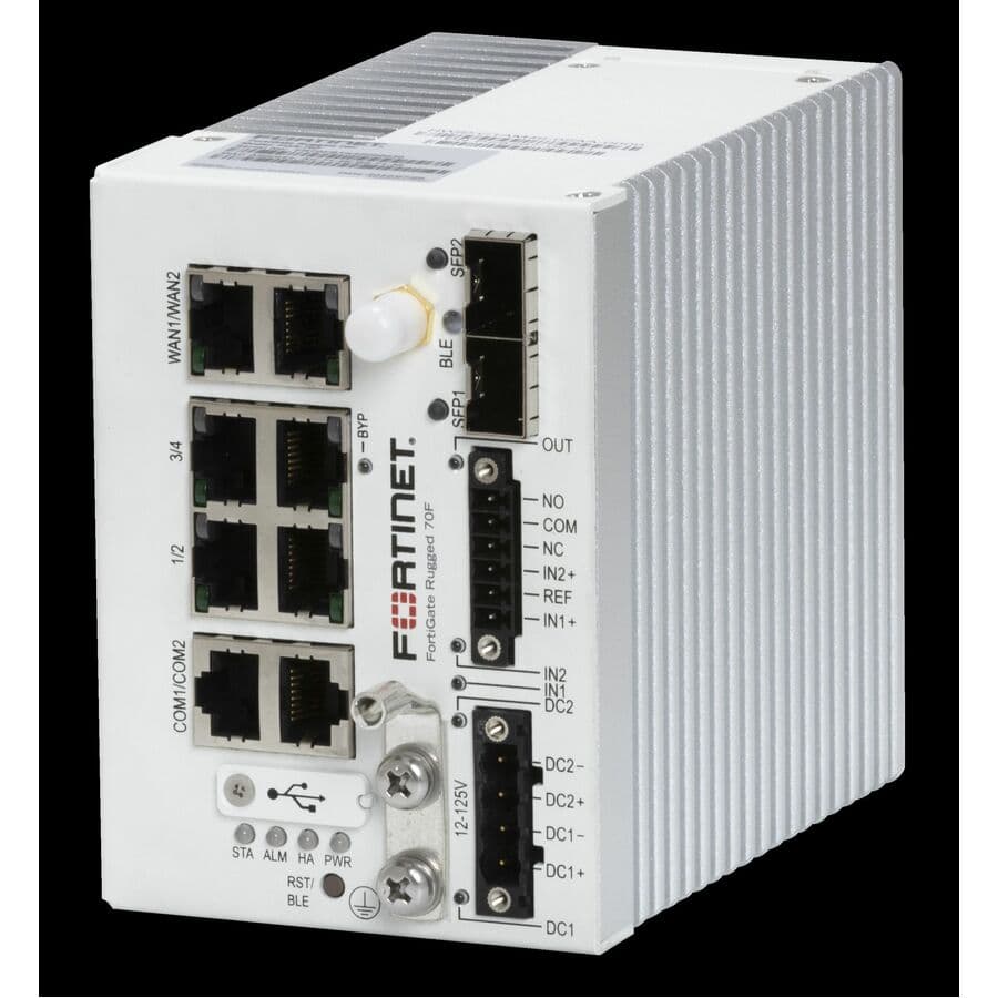Fortinet FGR-70F-BDL-809-36 rugged firewall bundle with 3-year FortiCare Premium and FortiGuard Enterprise Protection