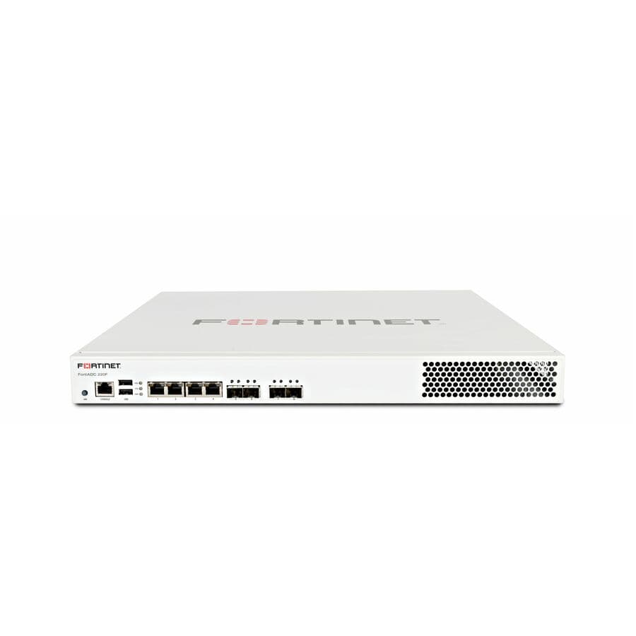Fortinet FortiADC 220F hardware bundle with 1-year FortiCare Premium and FortiADC Network Security