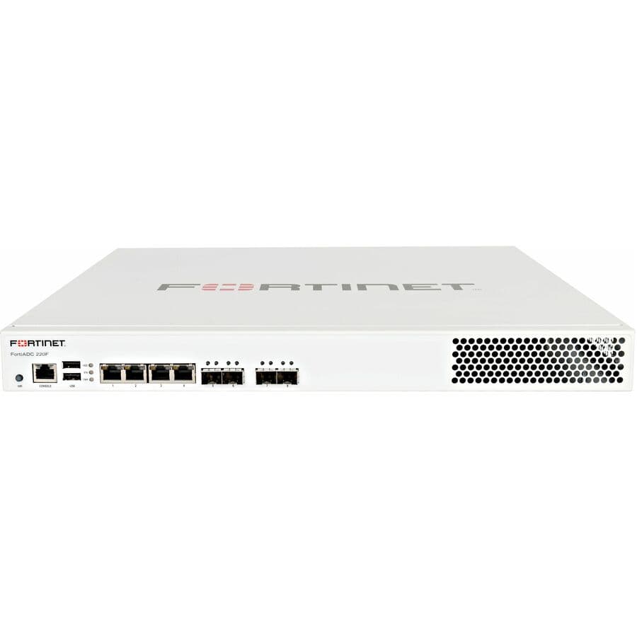 Fortinet FortiADC 220F application delivery bundle with 3-year support and security