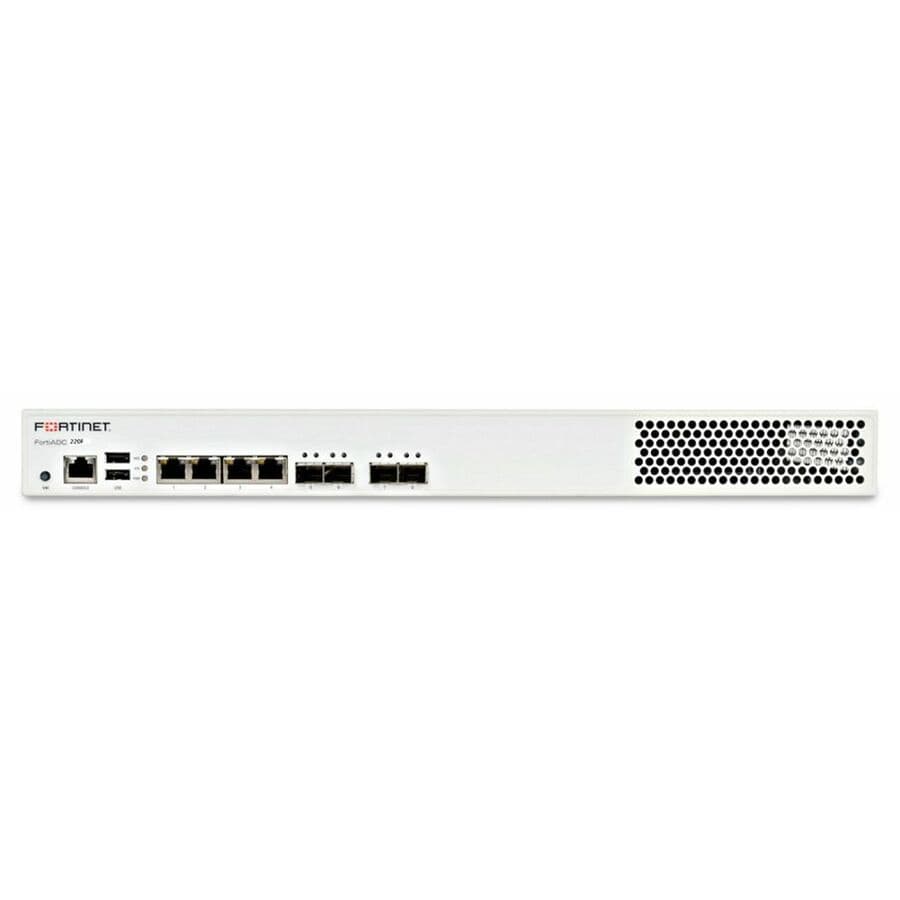 Fortinet FortiADC 220F hardware bundle with 3-year FortiCare Premium and network security