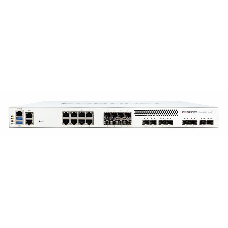 Fortinet FortiADC 1200F DC bundle with 1 year FortiCare Premium and network security bundle