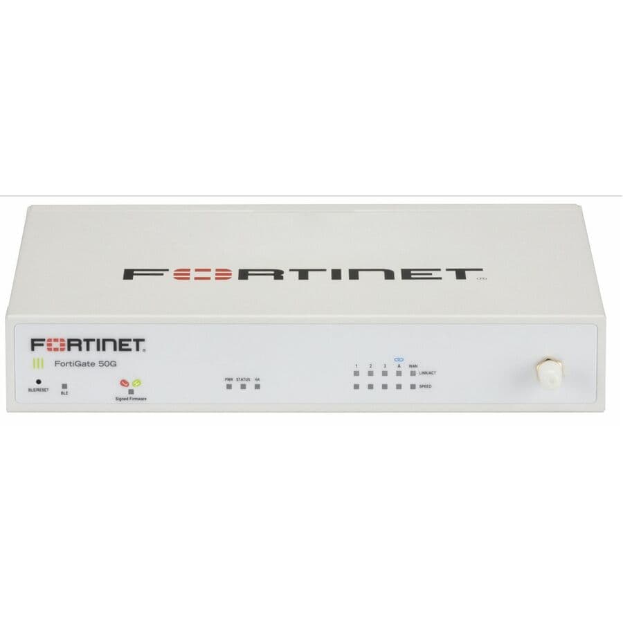 Fortinet FortiGate-50G-SFP-POE HW Plus firewall bundle with 3-year FortiCare Premium and FortiGuard