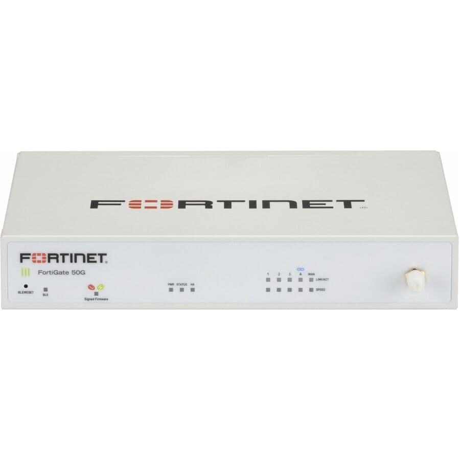 Fortinet FortiGate-51G-SFP-POE hardware plus 1-year FortiCare Premium and FortiGuard service bundle