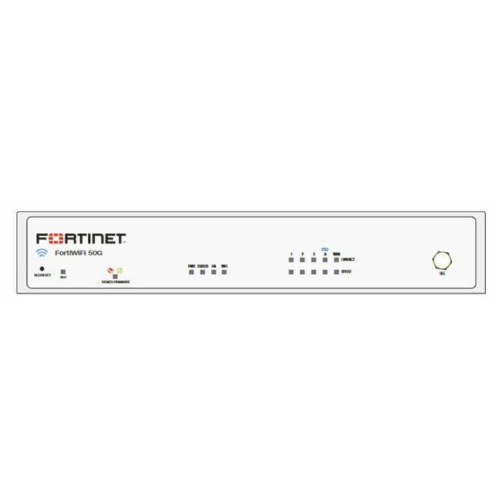 Fortinet FortiWiFi-50G-DSL hardware support package with 3-year FortiCare Premium and FortiGuard UTM
