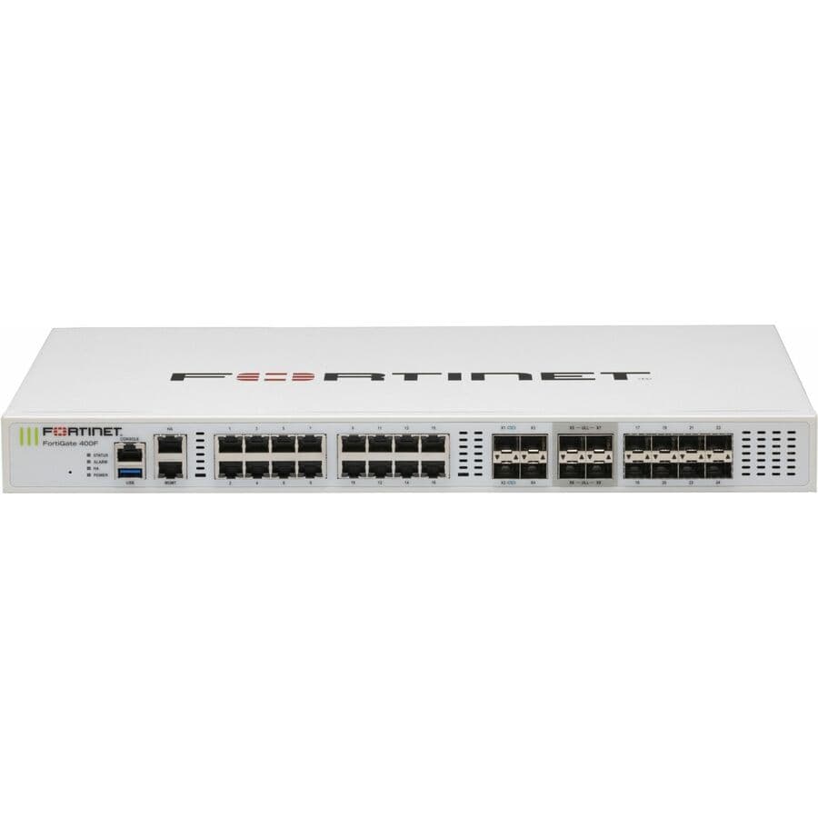 Fortinet FortiGate-401F-DC firewall appliance bundle with 3-year FortiCare Premium and FortiGuard UTM