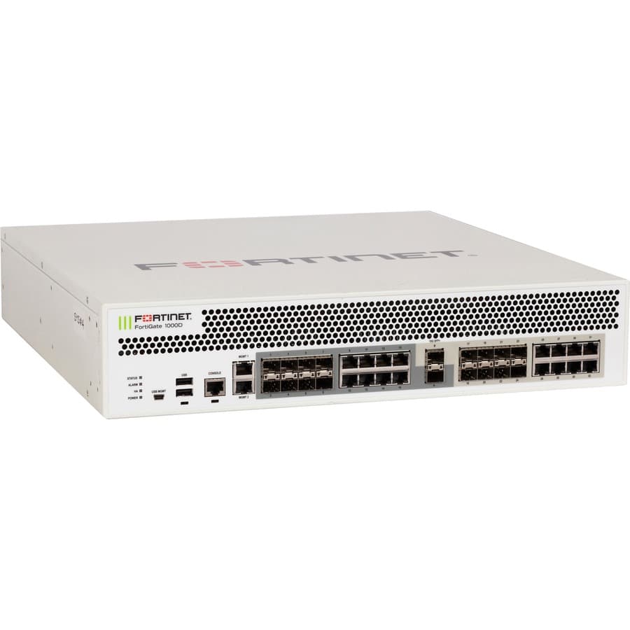Fortinet FG-1000D hardware next-gen firewall appliance for enterprise perimeter security