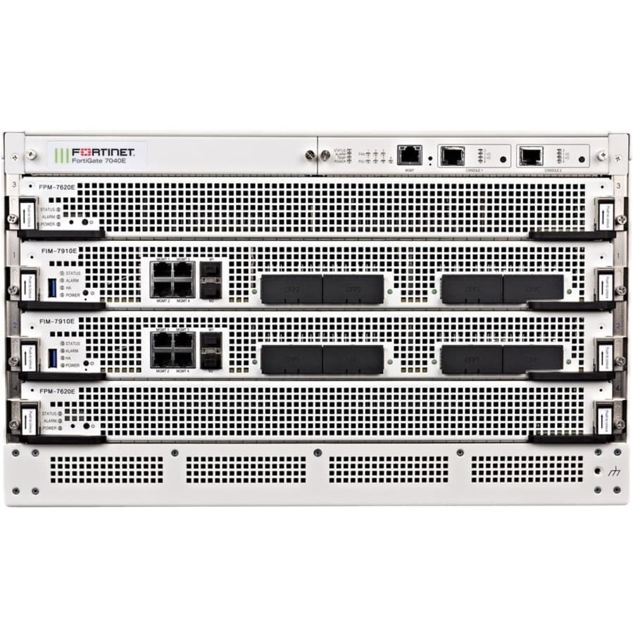 FortiGate 7040E DC Chassis | Fortinet Firewall Chassis, DC PSU, Enterprise