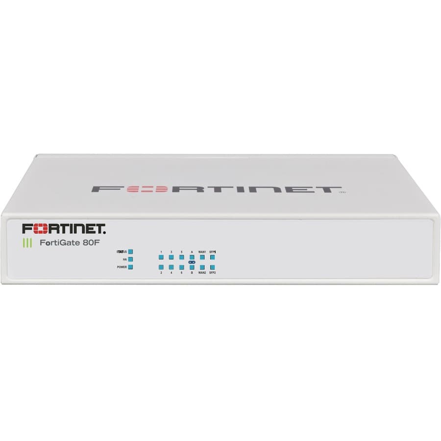 FortiGate-80F Fortinet FG-80F 8x GE RJ45, 2x shared WAN | NGFW