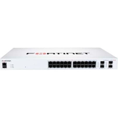 FortiSwitch-124F-FPOE Fortinet 24 GE PoE+ 4 SFP+ | L2+ Managed Rack