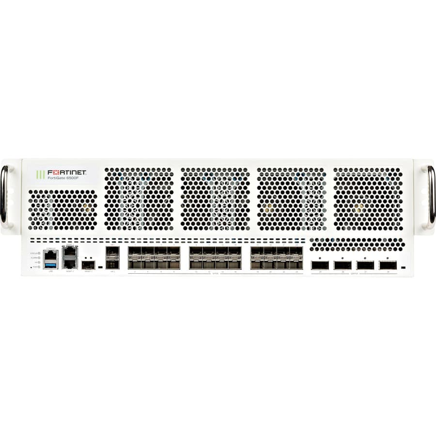 Fortinet FortiGate 6500F-DC enterprise firewall bundle with 3-year FortiCare Premium and FortiGuard Enterprise