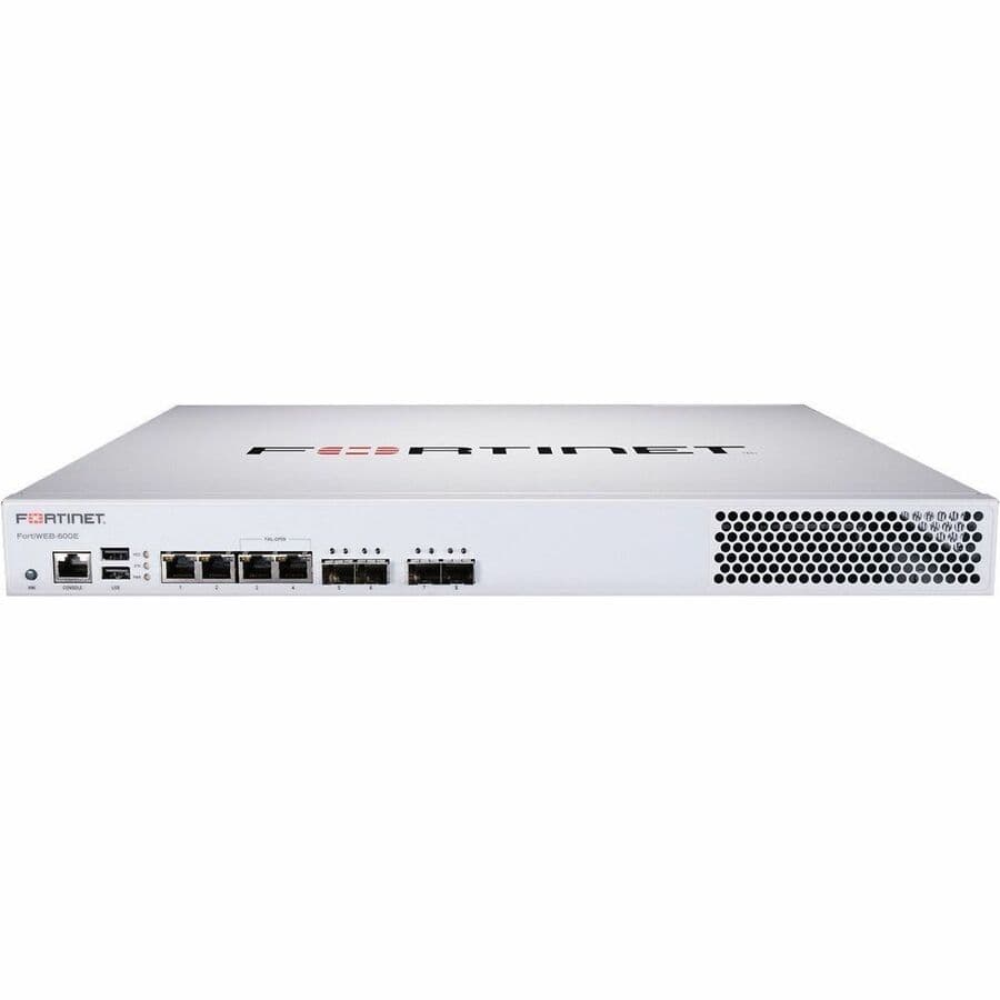 Fortinet FortiWeb 600F Hardware Plus 5 Year Enterprise Bundle | WAF