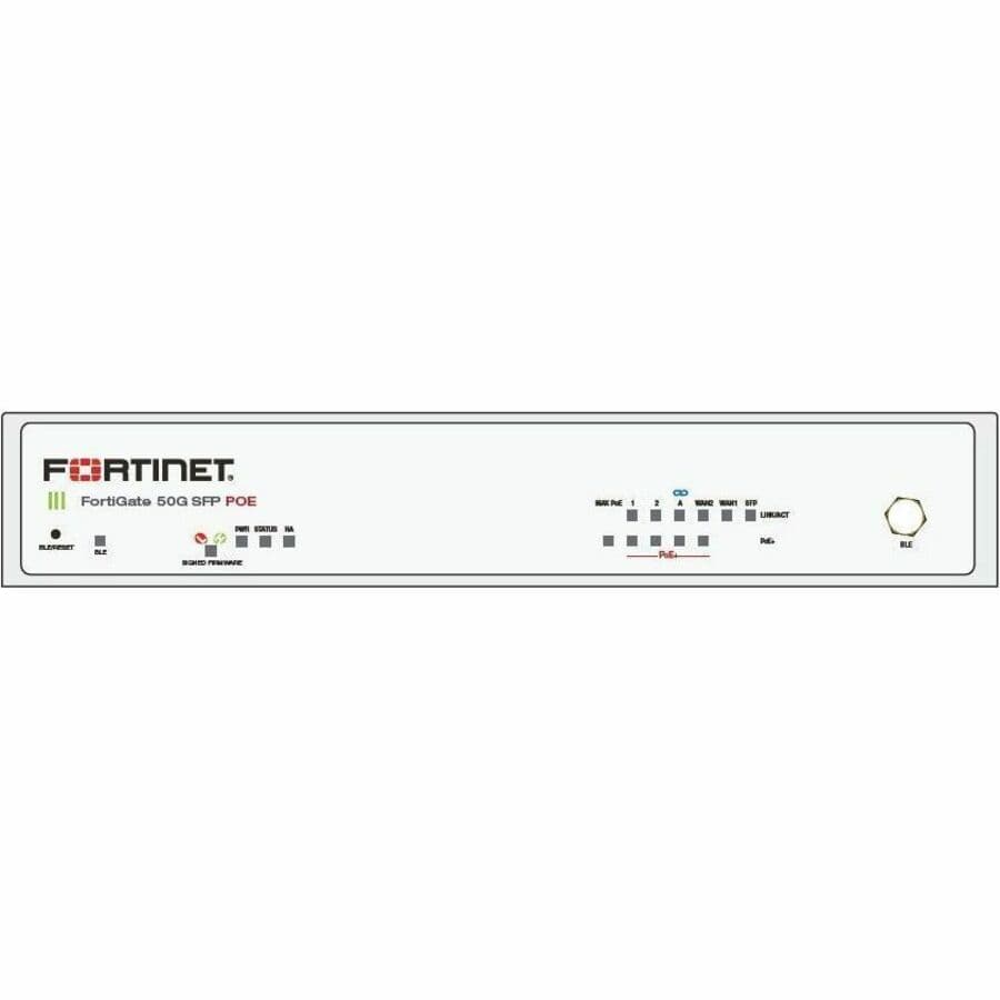 Fortinet FortiGate 50G-SFP-POE HW Plus | UTM Firewall, PoE, Enterprise